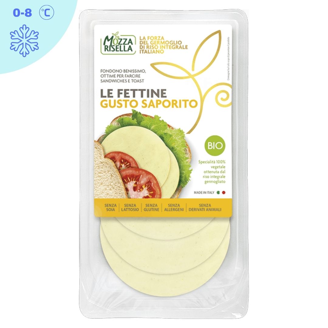 MOZZARISELLA FETTINE GUSTO SAPORITO (CHEDDAR) G 80